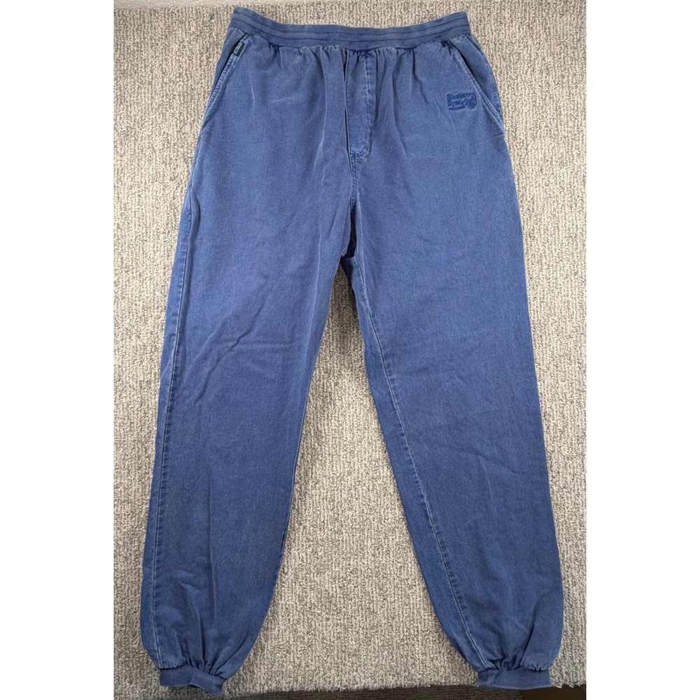 Crazy Shirts Jogger Pants Mens XXL Blue Blueberry Dyed Hawaii Original Logo